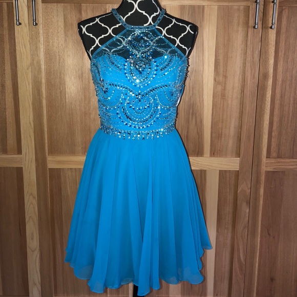 Rachel Allan Dresses & Skirts - Turquoise Rachel Allan Homecoming Dress